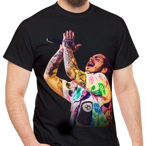 Post Malone Artist Music Fan Merch Men Son Dad Boyfriend T Shirt Tee S M L XL